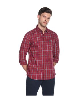 Arrow Sports - Checked Twill Casual Shirt