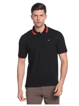 Arrow - Sports Tipped Collar Solid Polo T-Shirt