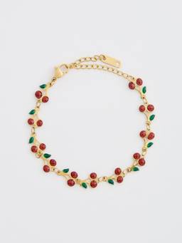Pomelo - Cherry Charm Bracelet - Multi-Color