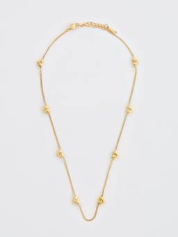 Pomelo - Teddy Bear Charm Layered Necklace - Gold