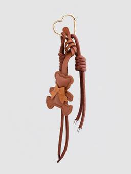 Pomelo - Teddy Charm with Tassel Keyring - Brown