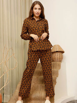 Slumber Jill - Mid Night Magic Spice Nightsuit (Set of 2)