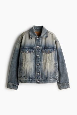 H&M - Women Blue Oversized Denim Jacket