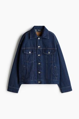 H&M - Women Blue Oversized Denim Jacket