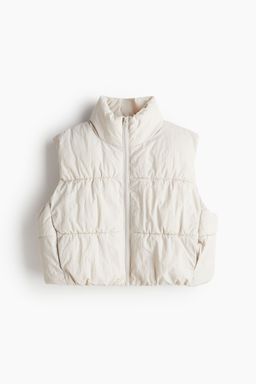 H&M - Women Beige Puffer Gilet
