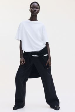 H&M - Women White Oversized T-Shirt