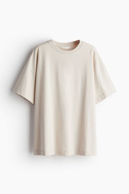 H&M - Women Beige Oversized T-Shirt
