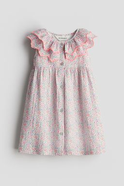 H&M - Girls Multi-Color Cotton Muslin Dress