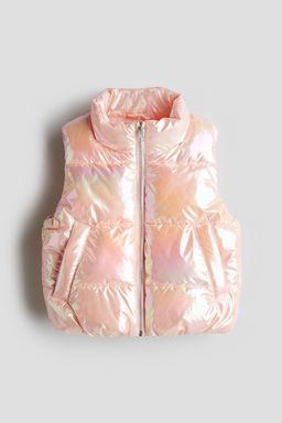 H&M - Girls Orange Iridescent Puffer Gilet