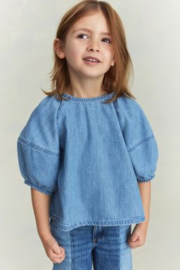 H&M - Girls Blue Denim Blouse