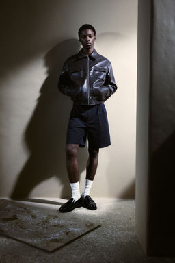 H&M - Men Brown Regular Fit Pocket-Detail Jacket