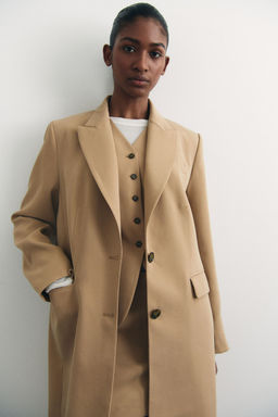 H&M - Women Beige Long Blazer