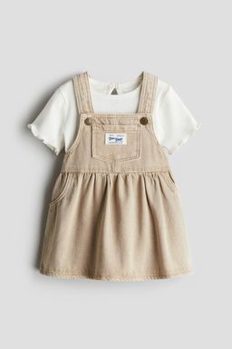 H&M - Girls 2-Piece Dress And Top Set