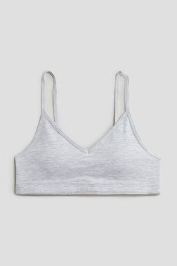 H&M - Girls Grey Padded Crop Top