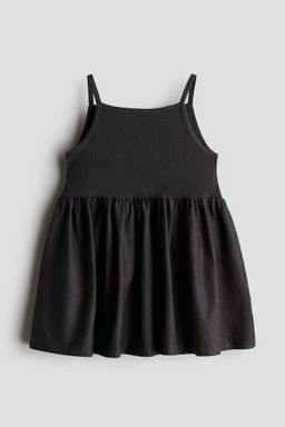 H&M - Girls Grey Cotton Dress