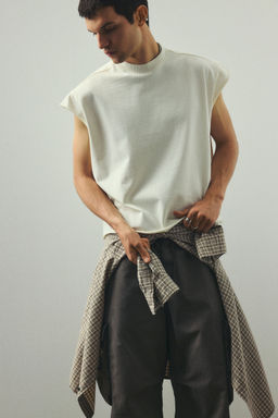 H&M - Men White Oversized Fit Vest Top