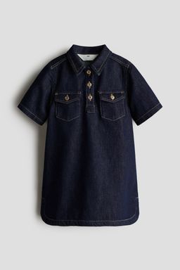 H&M - Girls Blue Denim Shirt Dress