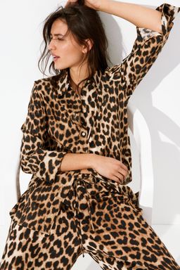 H&M - Women Beige Twill Shirt