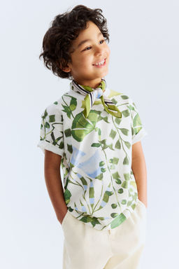 H&M - Boys White Printed T-Shirt