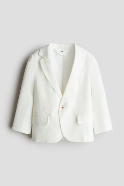 H&M - Boys White Linen Jacket