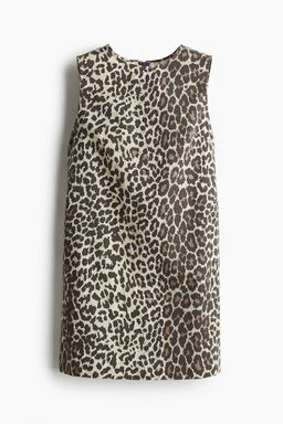 H&M - Women Brown Sleeveless Twill Dress