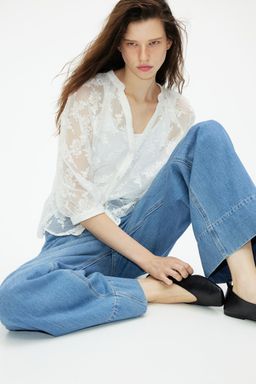 H&M - Women White Lace Blouse