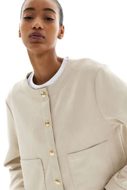 H&M - Women White Pocket-Detail Cardigan