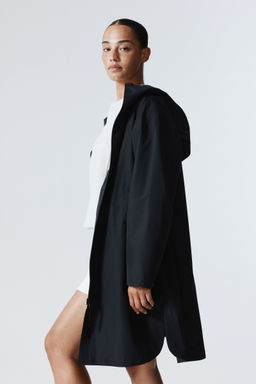 H&M - Women Black Rain Parka With Stormmove
