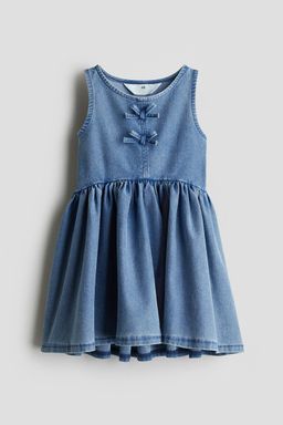 H&M - Girls Blue Denim-Look Dress