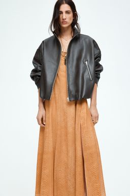 H&M - Women Beige Strappy Chiffon Dress