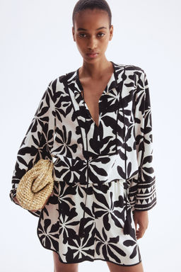 H&M - Women Black Lyocell Blouse