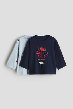 H&M - Boys 2-Pack Printed T-Shirts