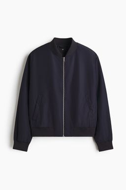H&M - Men Blue Lightweight Bomber Jacket