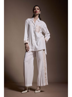 dash and dot - White Gare Stitch Co-Ord (Set of 2)