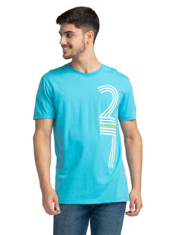 Being Human - Men Short Sleeve T-Shirt Blue