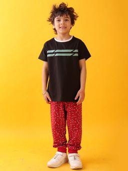 ANTHRILO - England Stripes Spider Multi-Color Boys T-shirt & Joggers (Set of 2)