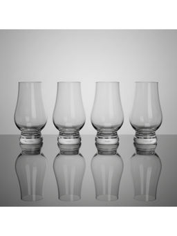 Car-O-Bar - Clear Tipsy Whiskey Glasses (Pack of 4)