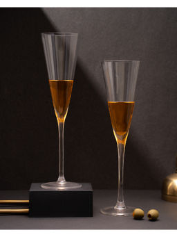 Car-O-Bar - Clear Crystal Wine Glasses (Pack of 2)