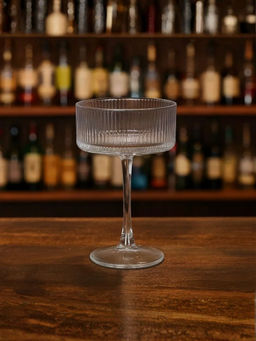 Smokey Cocktail - Clear Premium Silk Thread Cocktail Glasses (Pack of 6)