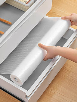 BIANCA - Transparent Washable Anti-Slip Shelf Liner