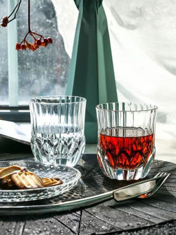 Smokey Cocktail - Clear Classic Cuts Whiskey Glasses (Pack of 6)