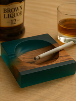 Wewood - Elegant Aqua Blue Ashtray