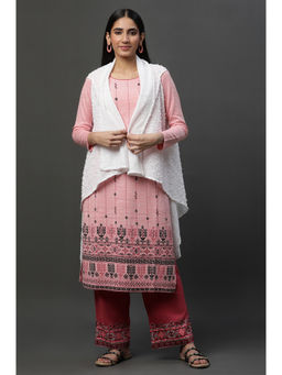 Aurelia - White Asymmetrical Cardigan