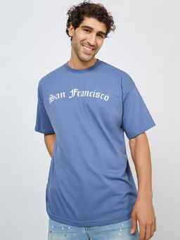 Styli - City Name Print Oversized T-Shirt
