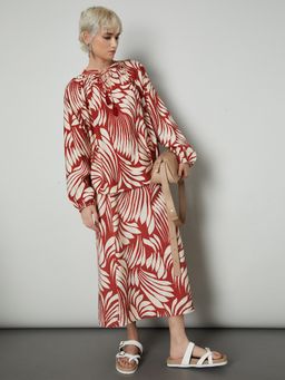 max - Women Multi Colour Printed Wrap Long Skirt