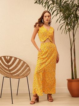 STREET 9 - Yellow Delta Top with Skirt