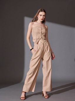 STREET 9 - Women's Beige Top with Pant