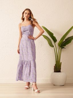 STREET 9 - Lavender Printed Dress