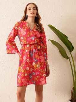 STREET 9 - Red Floral Dress