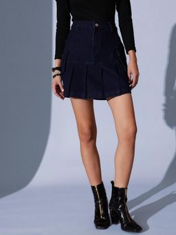 STREET 9 - Women Blue Denim Skirt